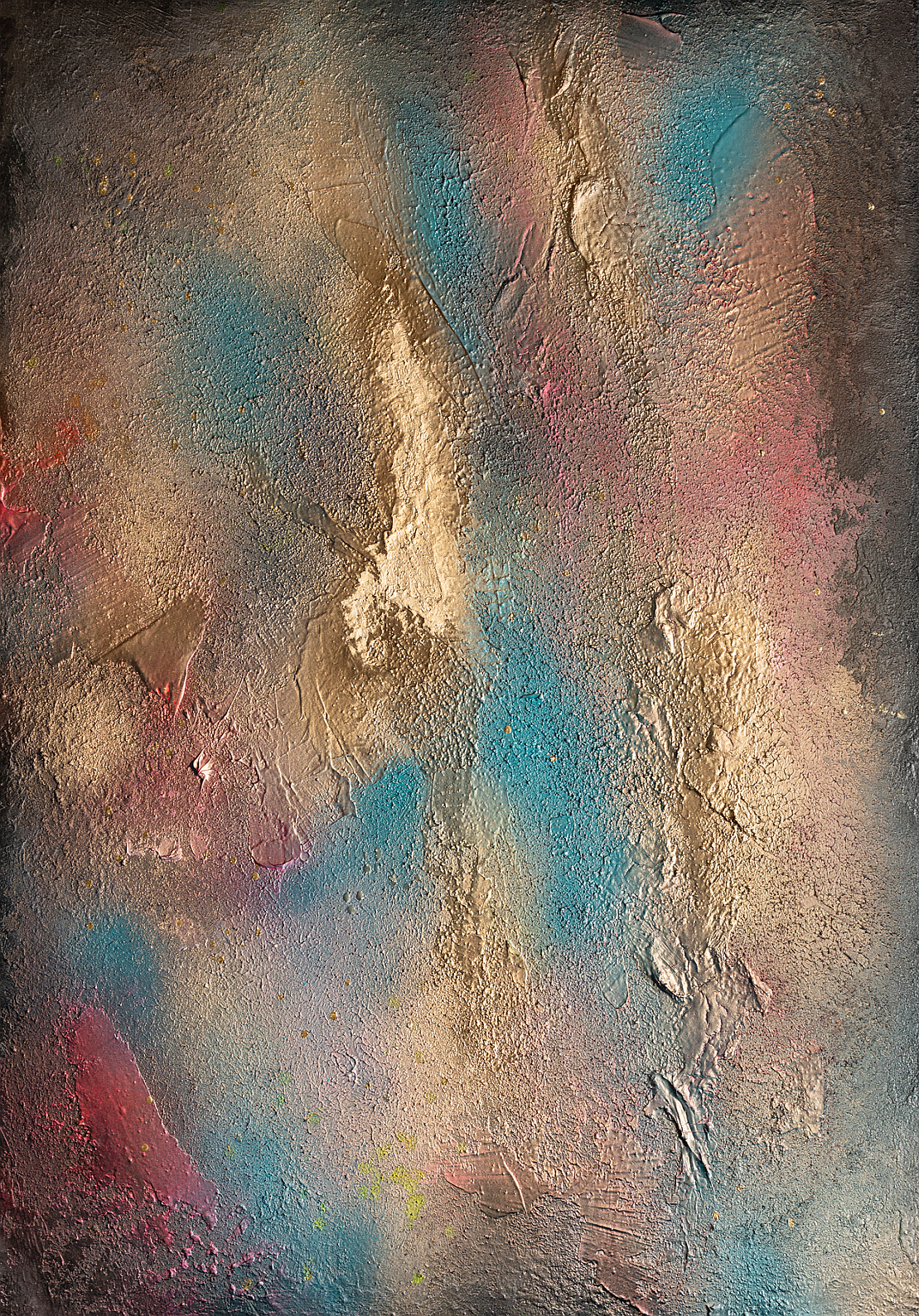 Abstract Dreamscape: A Fusion of Colors and Textures